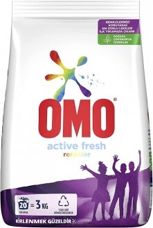 Omo Active Fresh Renkliler 3 kg Deterjan kullananlar yorumlar